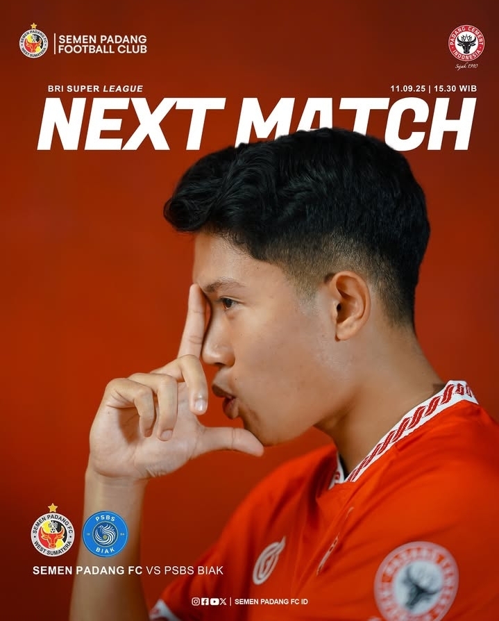 Jelang Laga Semen Padang vs PSBS Biak, 11 September 2025